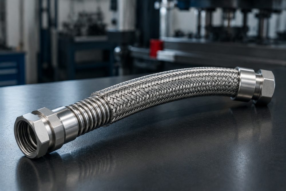 Flexible industriel annelé en inox